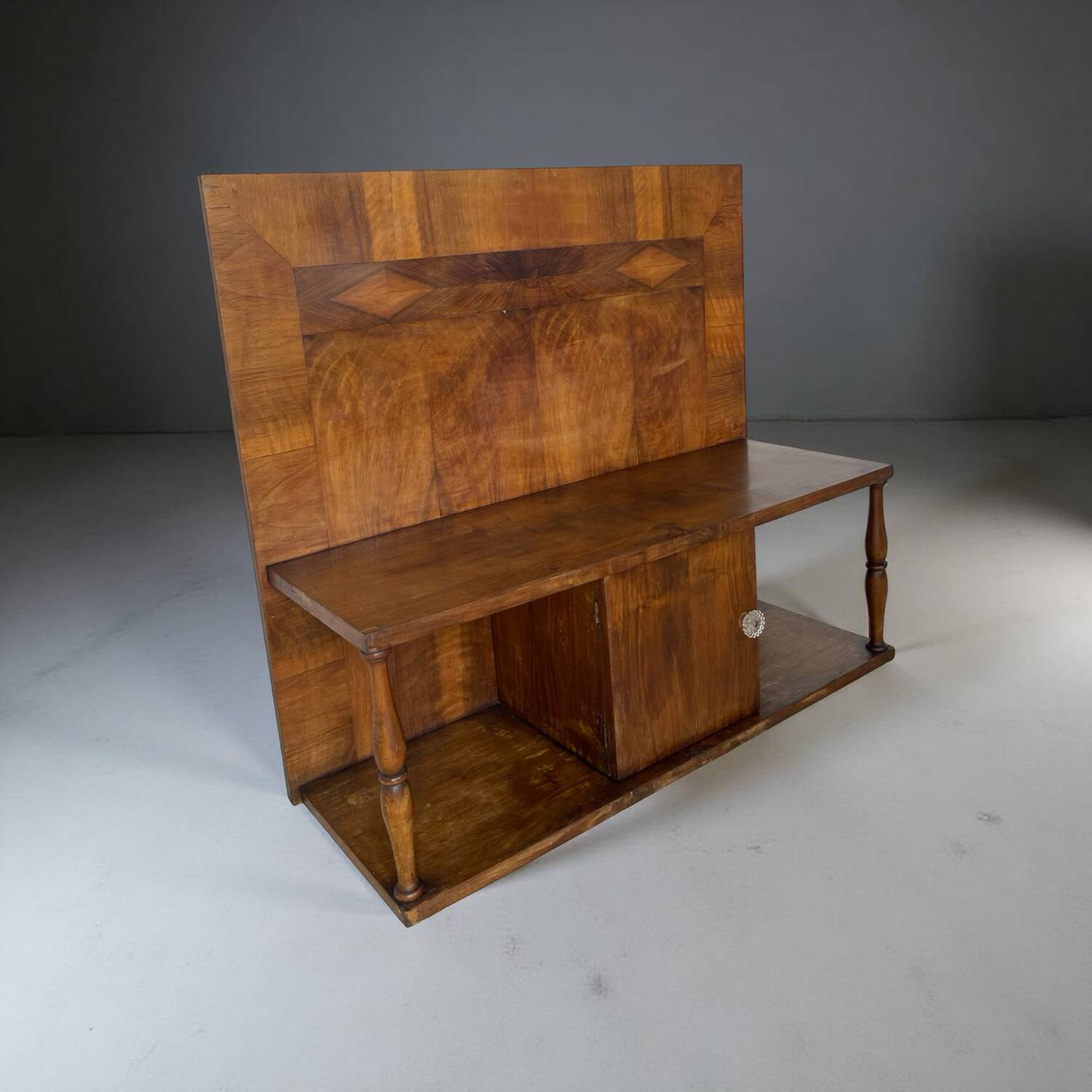 Banc de couloir Art déco italien, années 1920