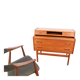 Iversen teak secretary, Danish style from the 1960s-70s.
