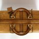 Ensemble de trois valises en cuir vintage