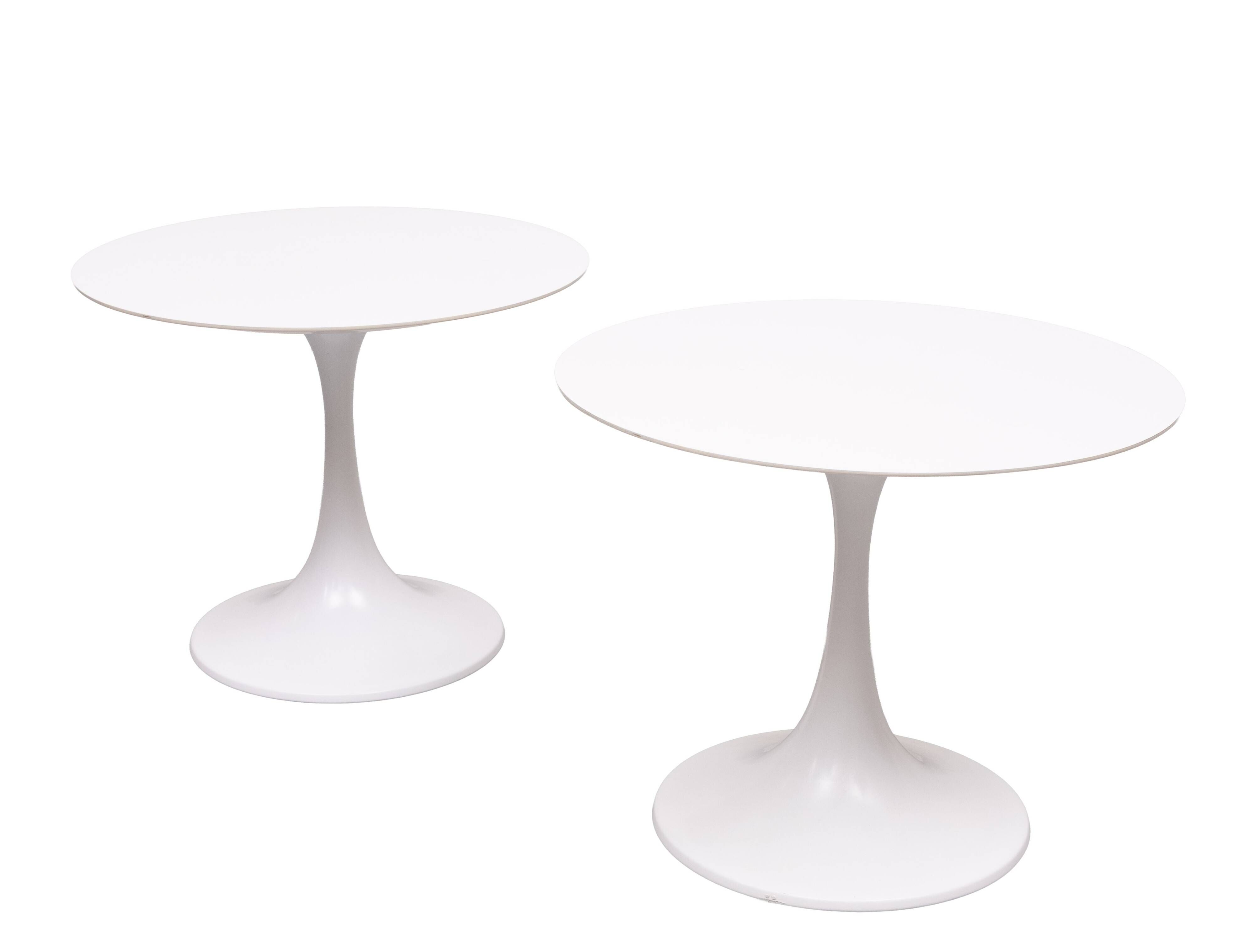 Arkana Tulip side tables design Maurice Burke 1970s England