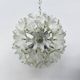 Spectacular Murano glass flower chandelier by Venini for VeArt, Italy 1970s