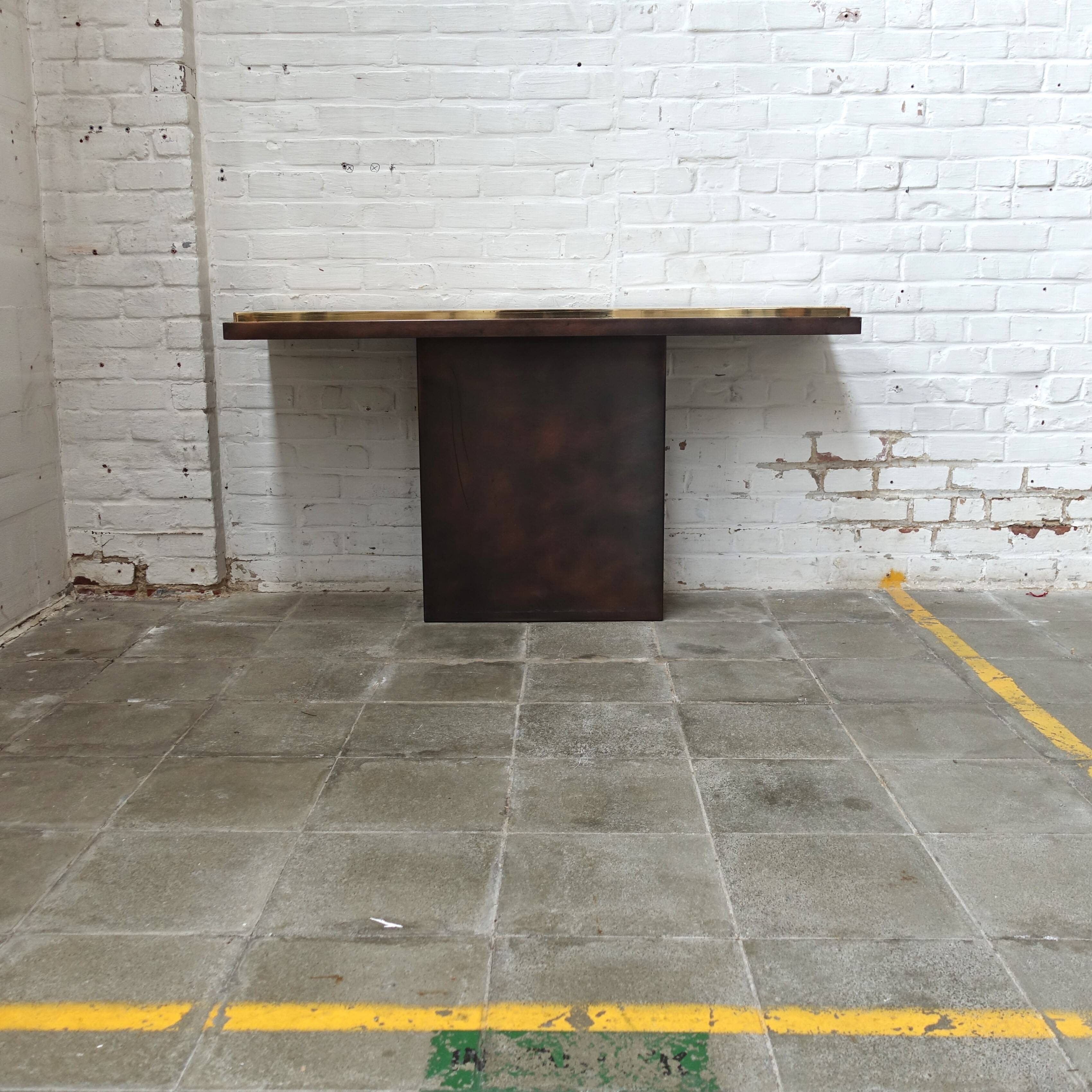 Table console Belgo Chrom