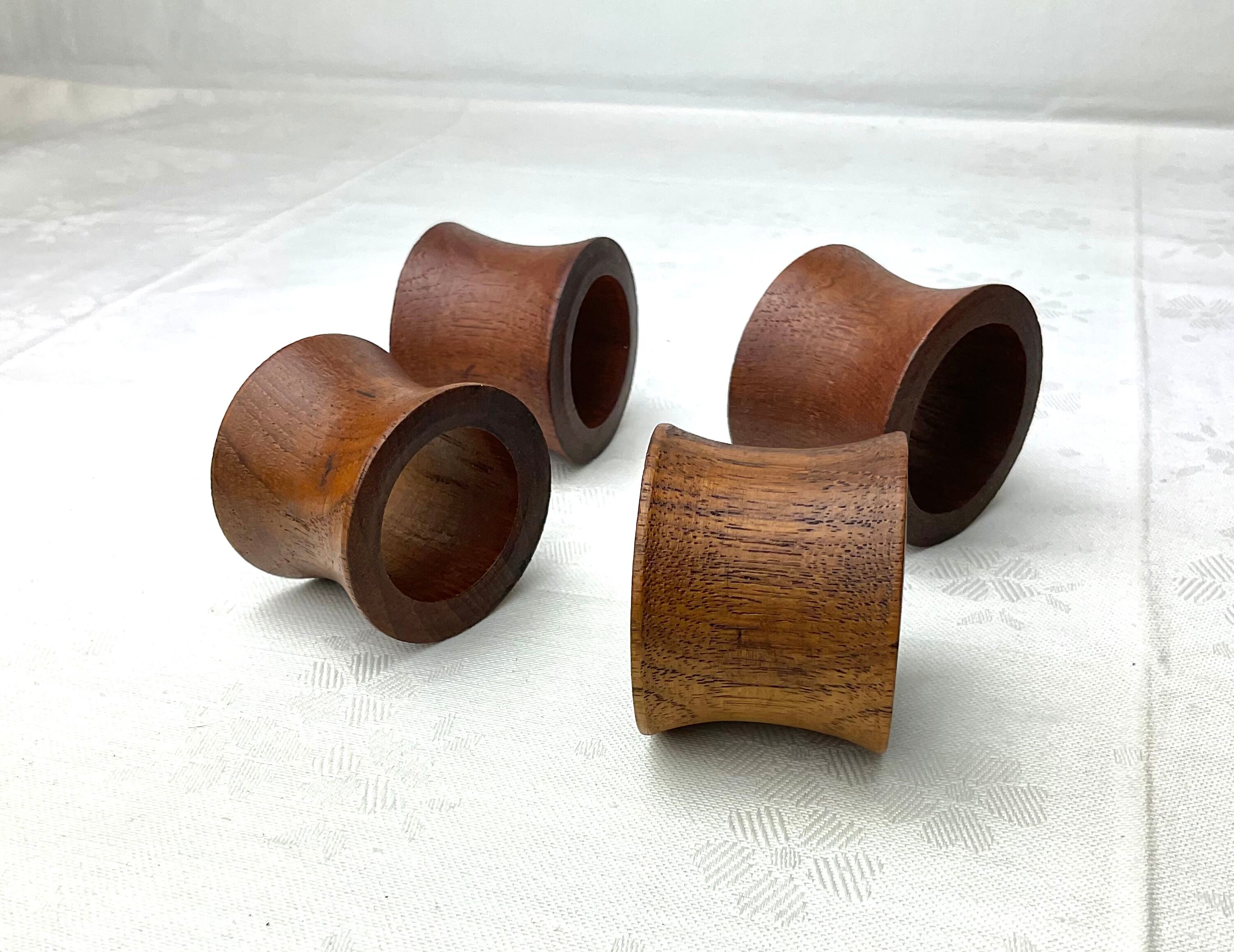 Ronds de serviette en bois