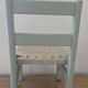 Set of two children's chairs in wood, jute and sisal