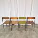 Chaises de salle à manger industrielles vintage - Stol Kamnik années 1970 - Lot de 4 - Mix & Mat