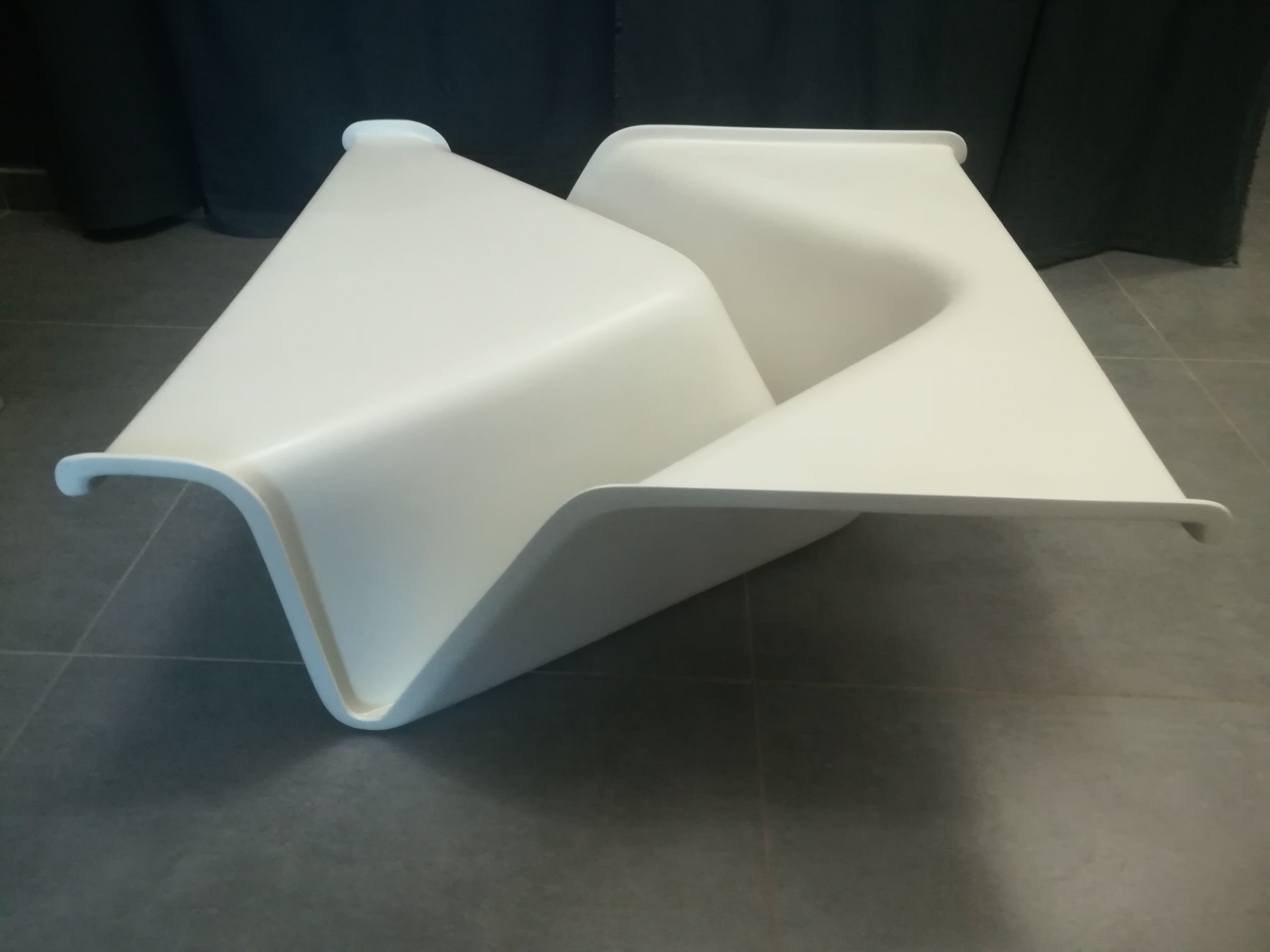 Kappa coffee table by Leonardi and Stagi