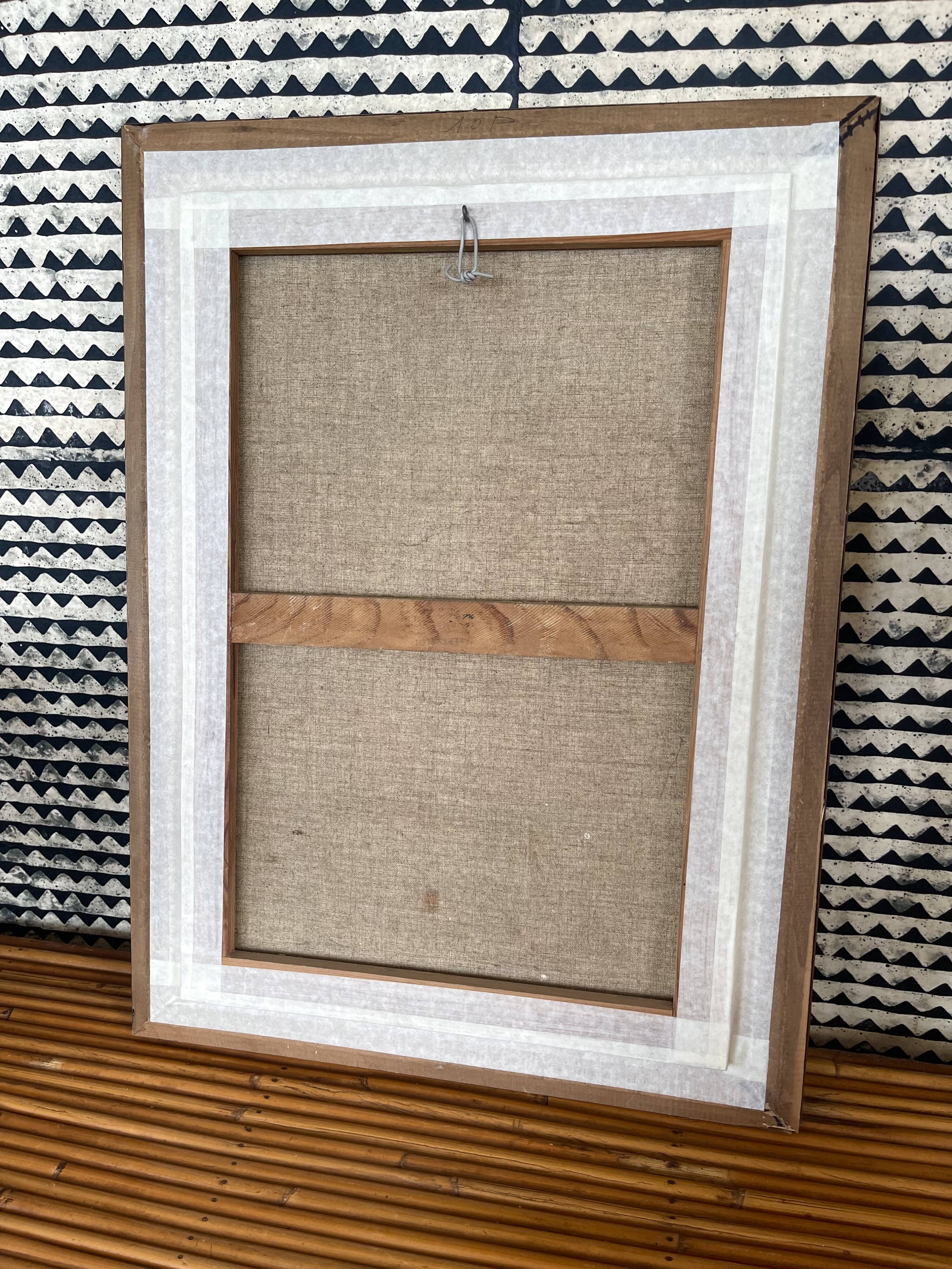 Painting on canvas Sologne