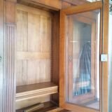 Solid wood bookcase