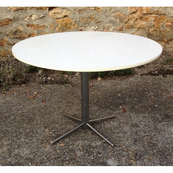 Table ronde blanche vintage | Selency