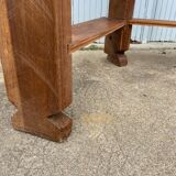 Solid wood corner shelf