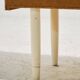 White painted nightstand with three drawers
