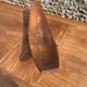 Vintage monoxyl wooden fruit bowl