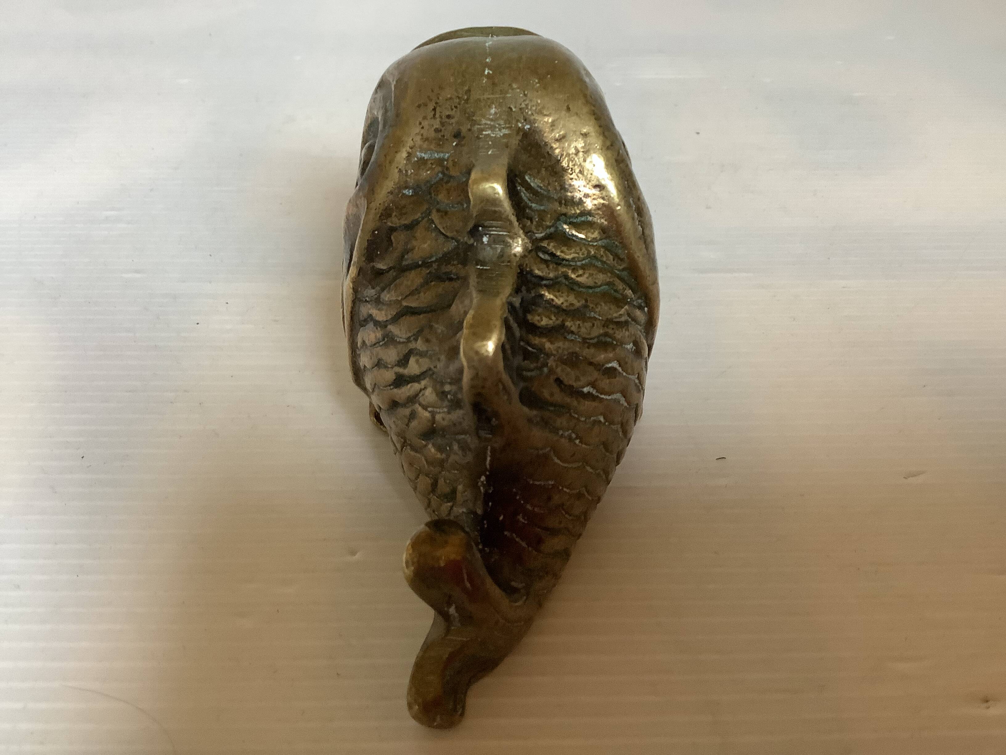 Peerage England bronze fish ashtray