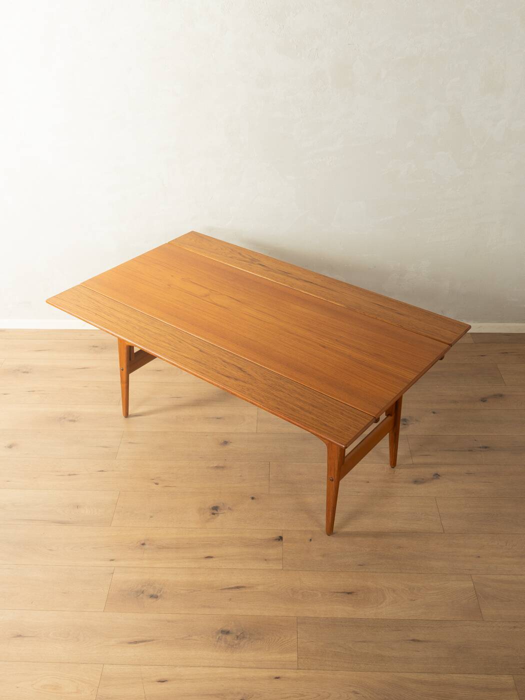 Convertible coffee table by Trioh in teak, Denmark