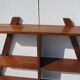 Massive teak pyramidal shelf