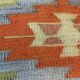 Vintage turkish kilim cushion cover , 40 x 40 cm