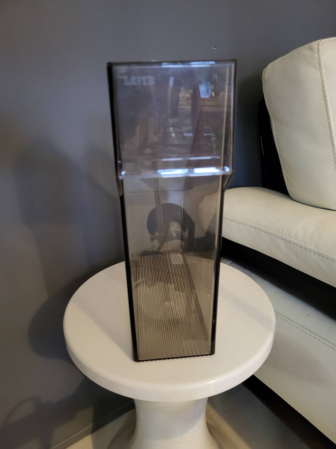 Vintage Leitz plexiglass magazine rack