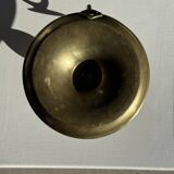 Antique gold hand candlestick H8 D14