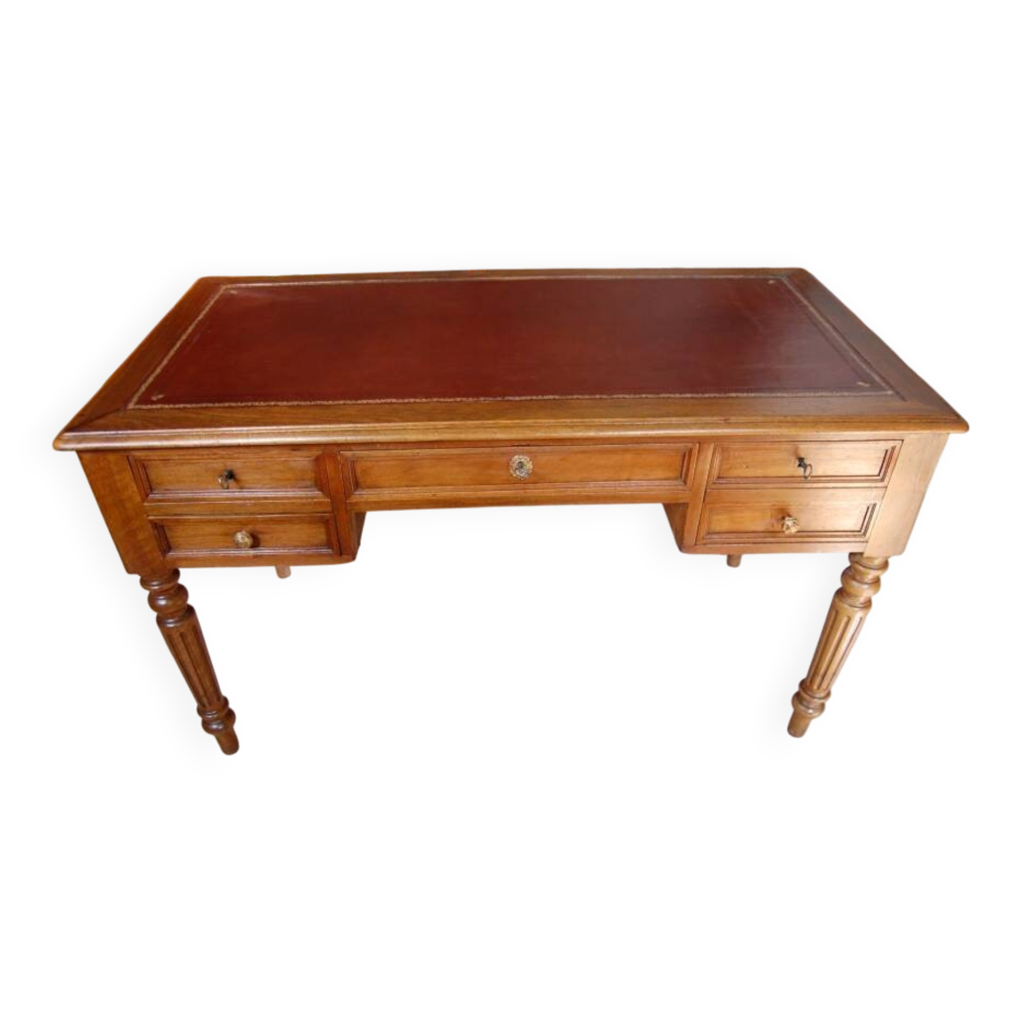 Louis Philippe desk in walnut from the late 19th century.