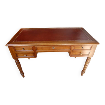 Louis Philippe desk in walnut from the late 19th century.