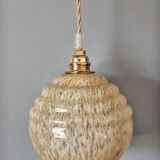Clichy glass globe lamp