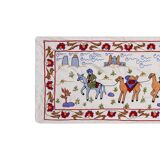 Hand-knotted rug, vintage Turkish rug 51x186 cm