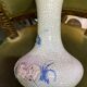 Vase porcelaine craquelé XIX