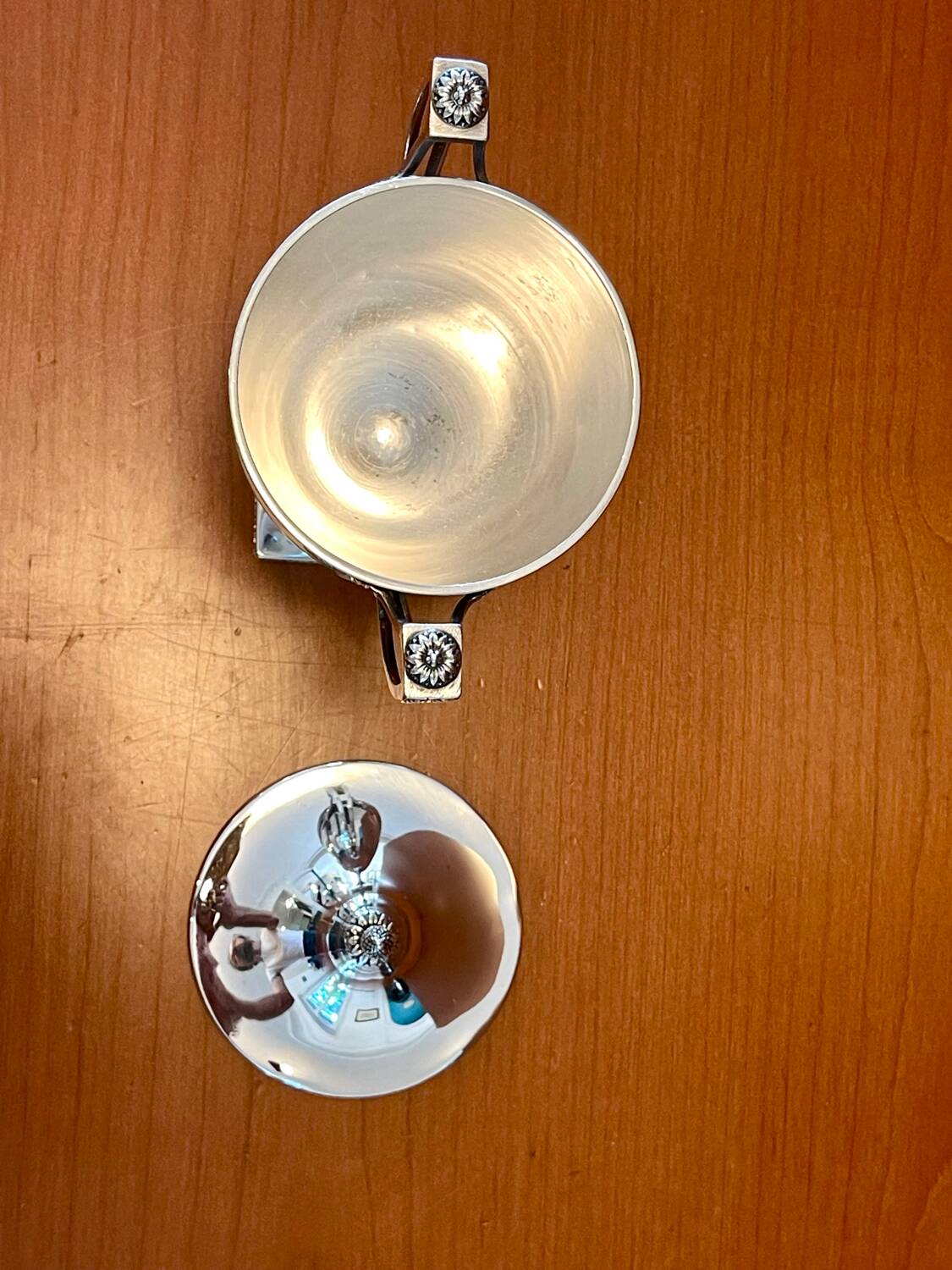 Solid silver bonbonnière, silversmith Émile Puiforcat