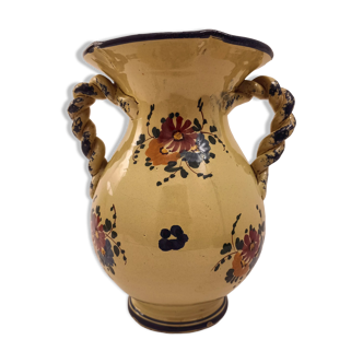 Vase fleuri céramique Italie