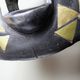 Masque Lune Africain Att. Luba/Baluba, Congo RDC, bois sculpté, perles