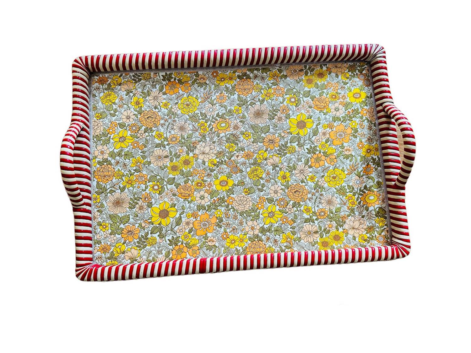 Vintage scoubidou tray