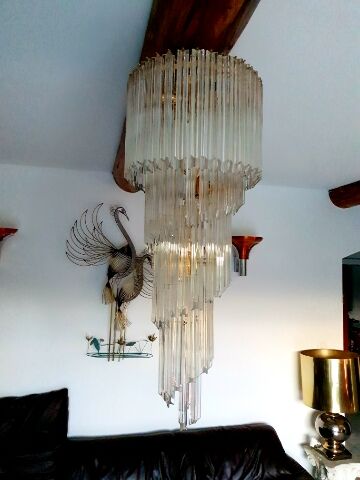 Paolo Venini waterfall chandelier