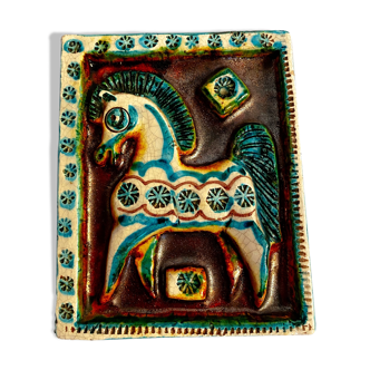 Horse ceramic plate