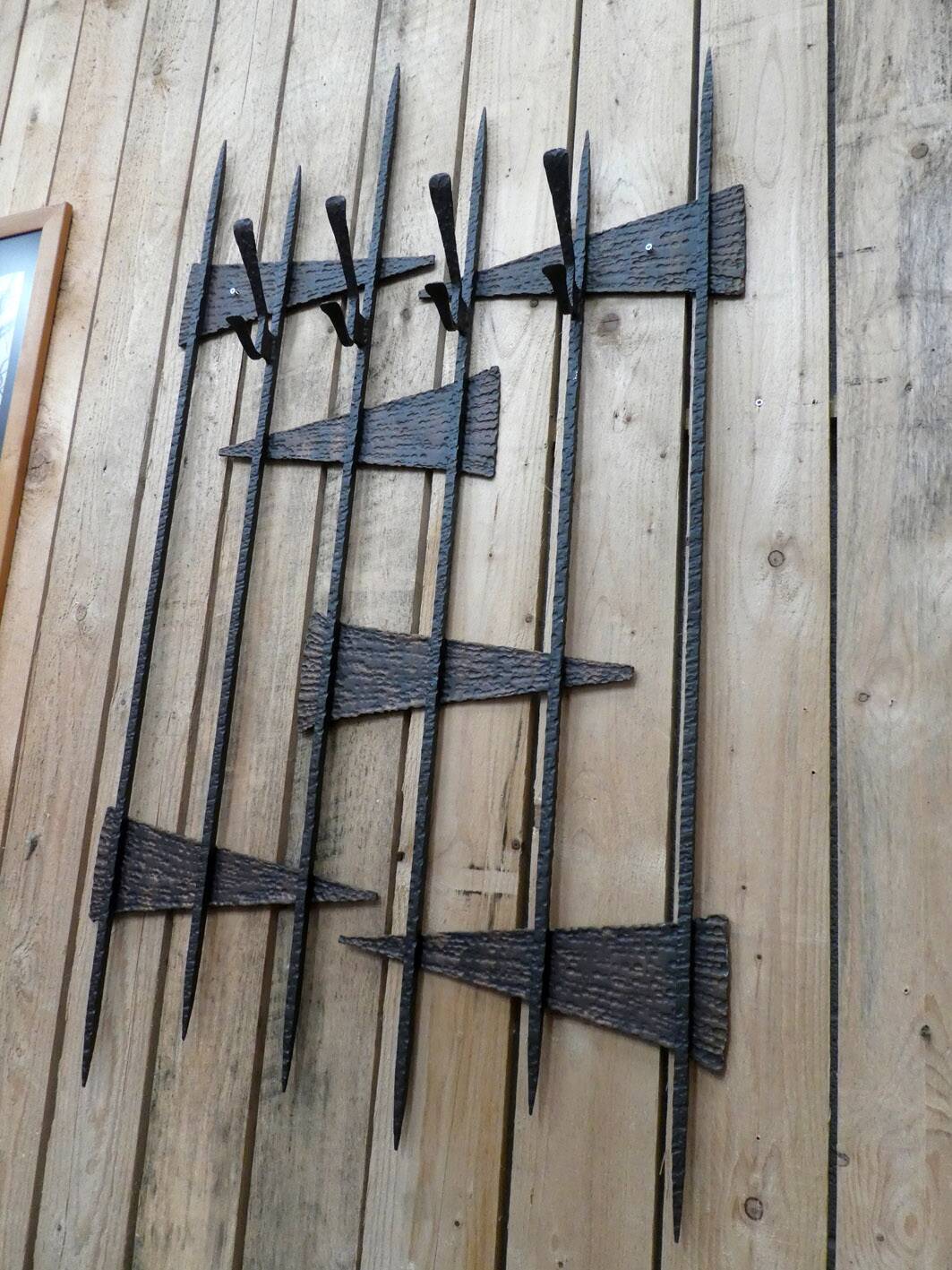 brutalist coat rack, 1970