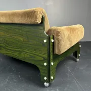 Dutch midcentury two seater sofa bij Jan Pieter Berghoef voor Spectrum 1967