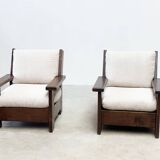 Brutalist lounge chairs