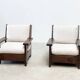 Brutalist lounge chairs