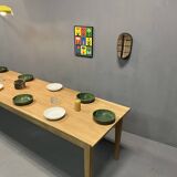 Farmhouse table with spindle legs (300 cm x 90 cm)
