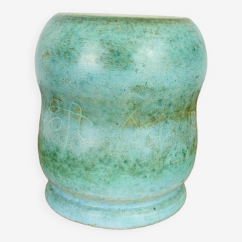 Vase céramique bleu vintage