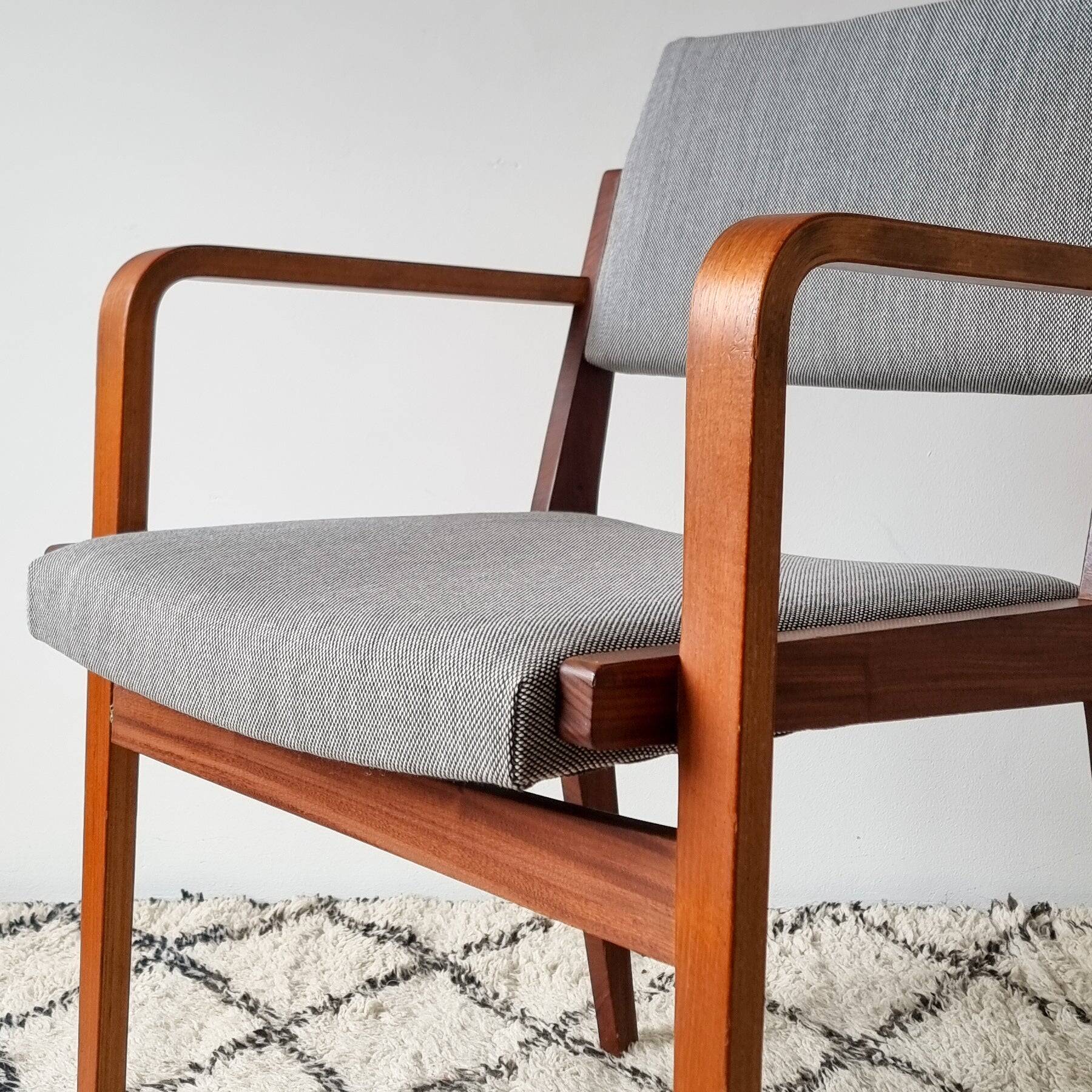 Mid-century Scandinavian armchair in teak