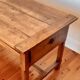 Table de ferme ancienne en bois de hêtre XIXème