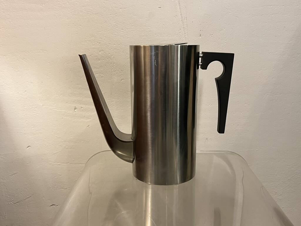 Arne Jacobsen Cylinda Jug Stelton 60s Vintage Stainless Steel