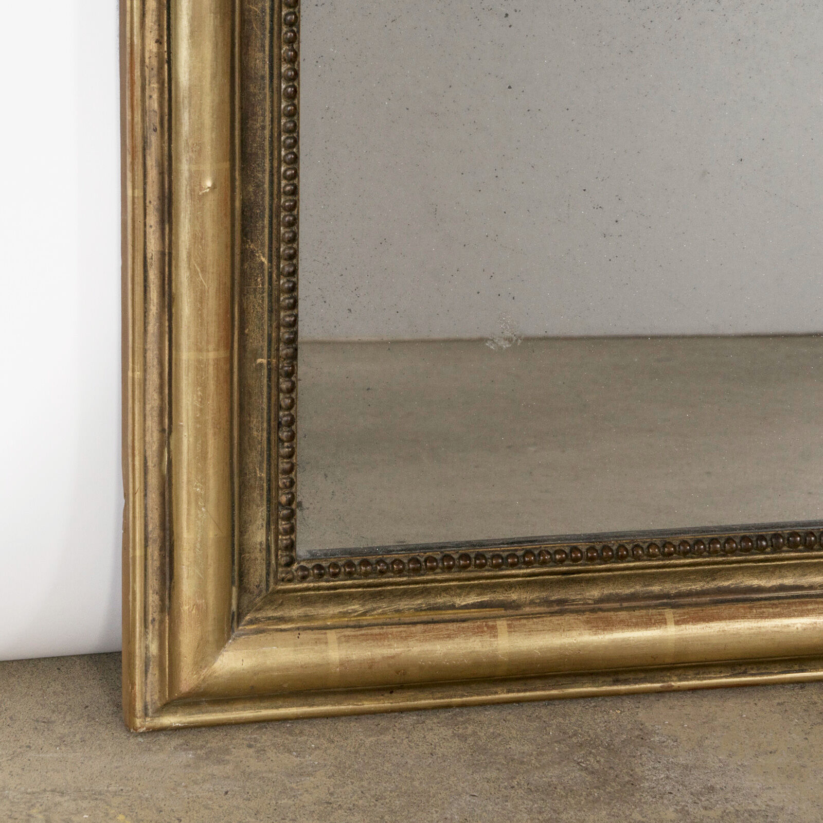 19th C Louis Philippe Mirror with Foxed Glass