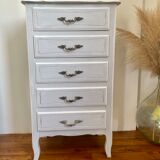 Ragpicker patina gray and white old