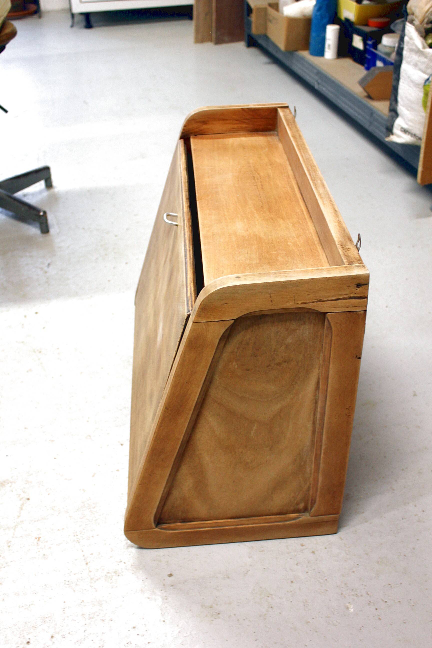 Vintage Scandinavian wall-mounted desk from the 60s