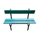 Garden bench wood and cast iron