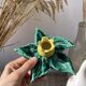Ceramic flower candle holder