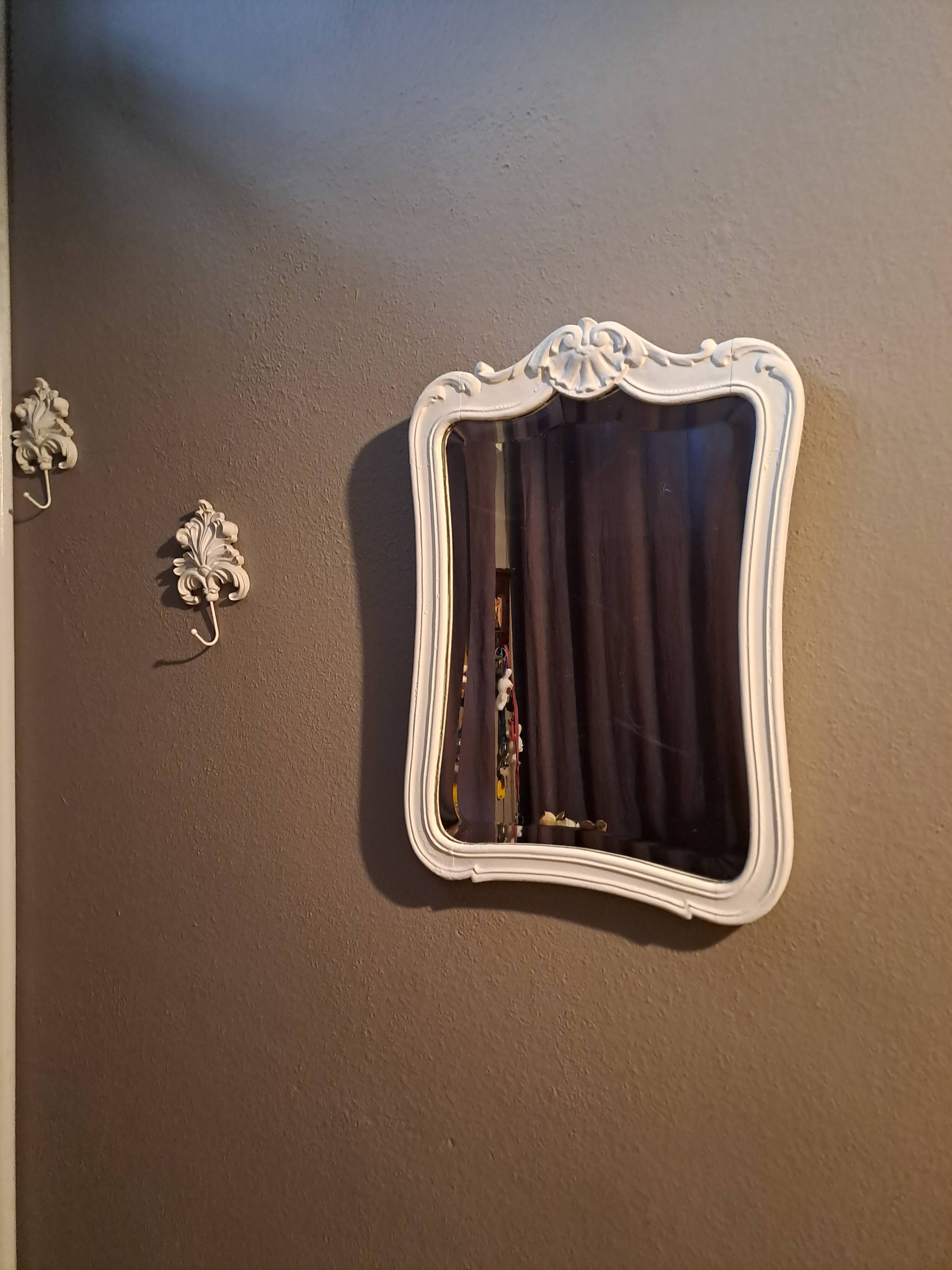 Mirror carved wood 1960 32x45cm