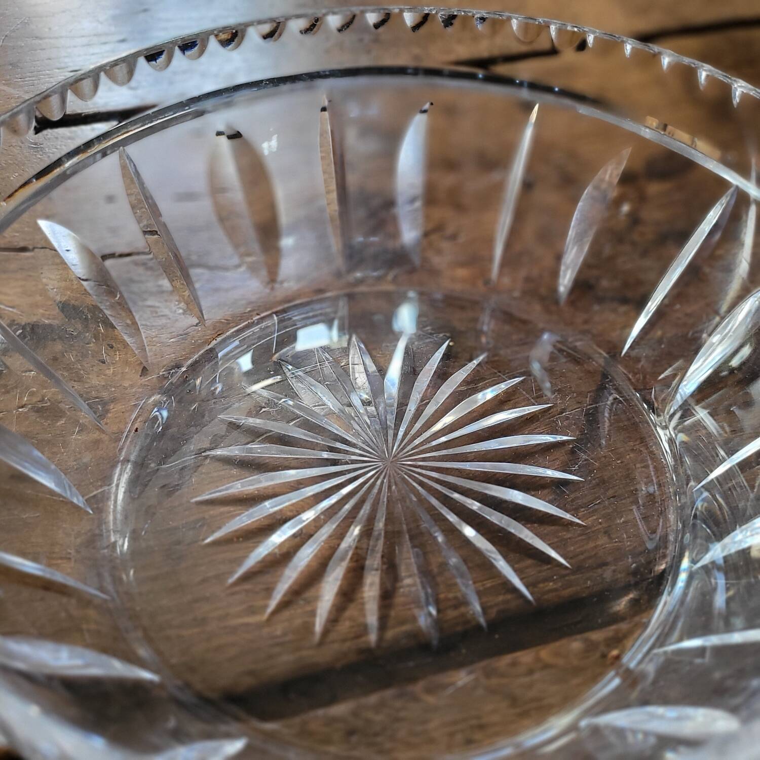 Cut crystal bowl – 1970s