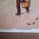 50s school poster Rossignol collection, autumn-the village plan